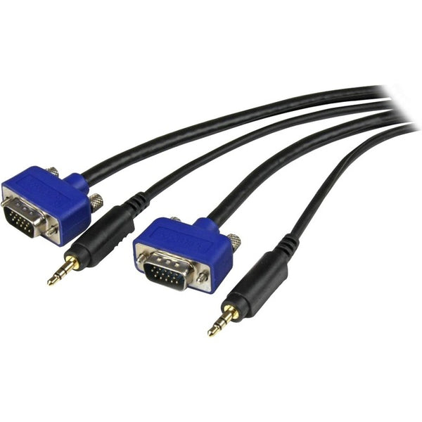 StarTech.com 6 ft Coax High Resolution Monitor VGA Cable w- Audio - HD15 M-M - American Tech Depot