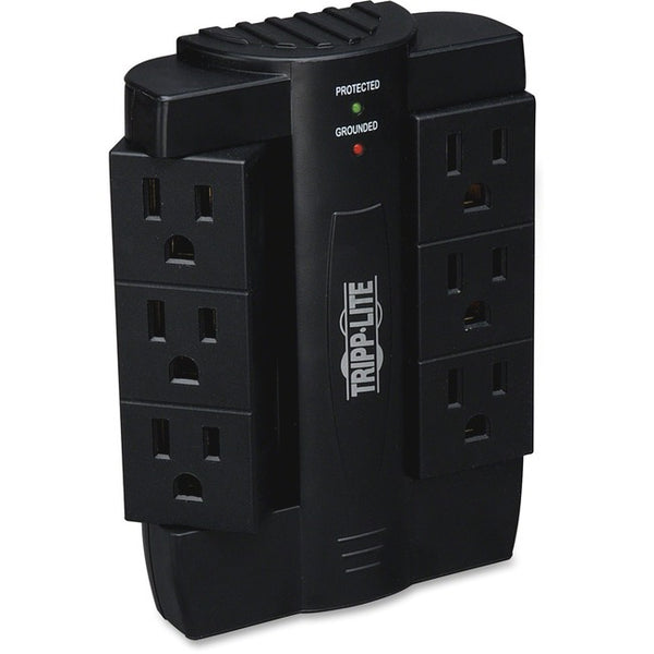 Tripp Lite Surge Protector Swivel 6 Outlet Wallmount Direct Plug In 120V BK - American Tech Depot