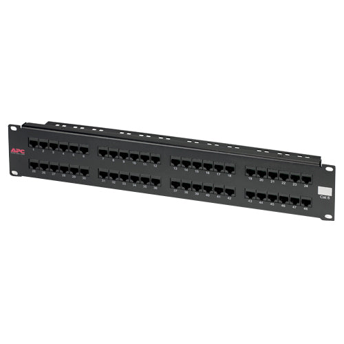 APC 48 Port Cat6 Network Patch Panel - American Tech Depot