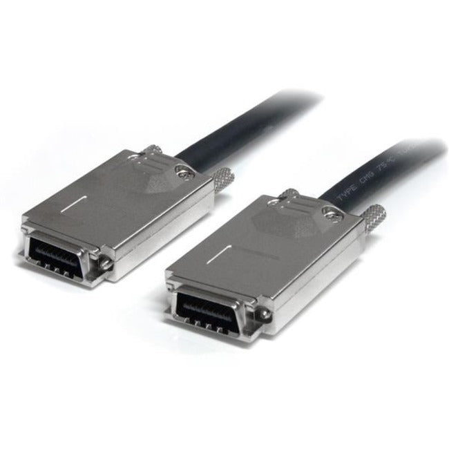 StarTech.com 100cm Serial Attached SCSI SAS Cable - SFF-8470 to SFF-8470 - erial Attached SCSI (SAS) external cable - 4-Lane - 4x InfiniBand - 4x InfiniBand - American Tech Depot
