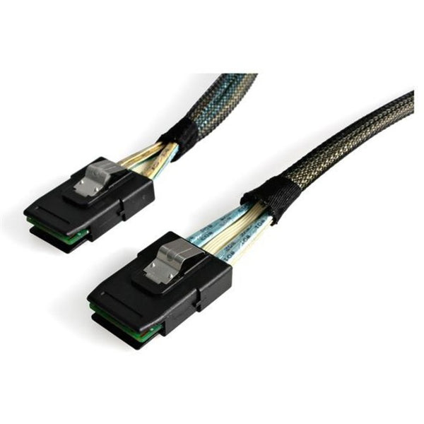 StarTech.com 50cm Internal Mini-SAS Cable SFF-8087 To SFF-8087 & Sideband - Serial Attached SCSI (SAS) internal cable - with Sidebands - 4-Lane - 36 pin 4i Mini MultiLane - 36 pin 4i Mini MultiLane - 50 cm - American Tech Depot