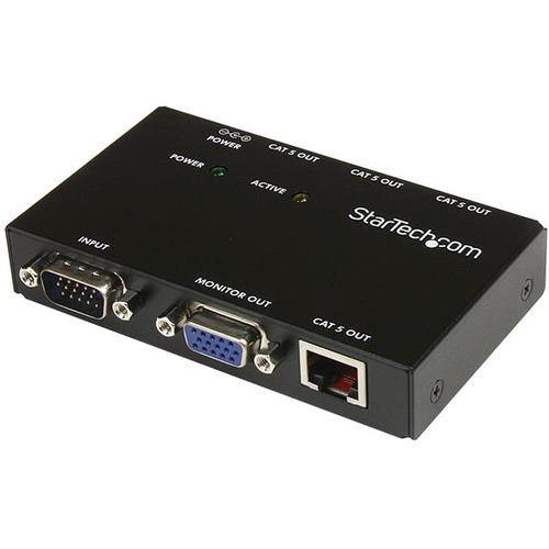 StarTech.com 4 Port VGA Over CAT5 Video Extender - 450ft (150m) - American Tech Depot