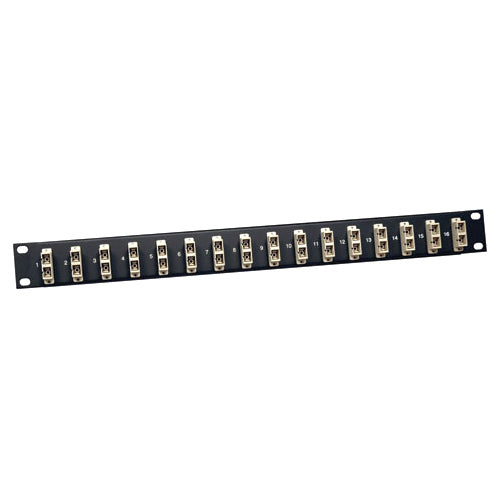 Tripp Lite 16-Port Fiber Patch Panel 62.5-125 or 50-125 SC-SC 1URM - American Tech Depot
