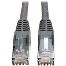 Tripp Lite 50ft Cat6 Gigabit Snagless Molded Patch Cable RJ45 M-M Gray 50' - American Tech Depot