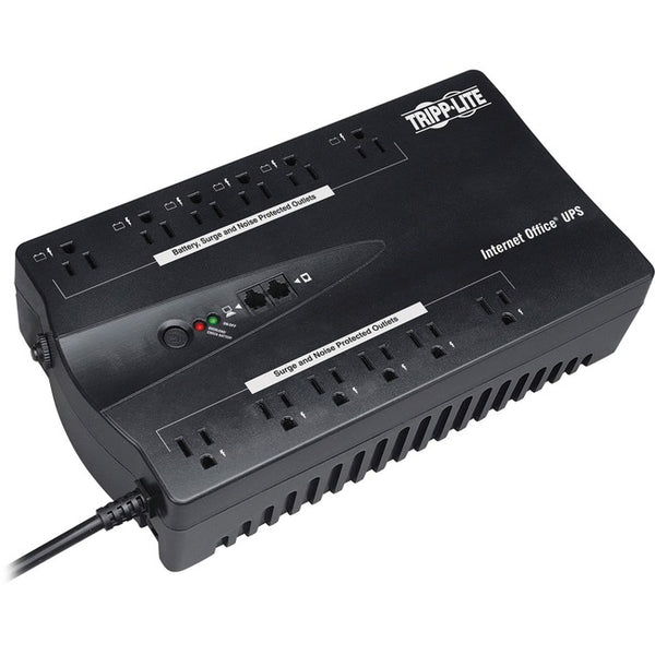 Tripp Lite UPS 900VA 480W Desktop Battery Back Up Compact 120V USB RJ11 50-60Hz - American Tech Depot