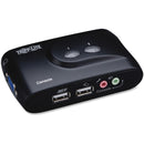 Tripp Lite 2-Port Desktop Compact USB KVM Switch with Audio & Cable Kit - American Tech Depot