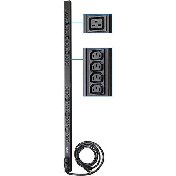 Tripp Lite PDU Basic 208V - 240V 30A 6 C19; 32 C13 L6-30P Vertical 0URM - American Tech Depot