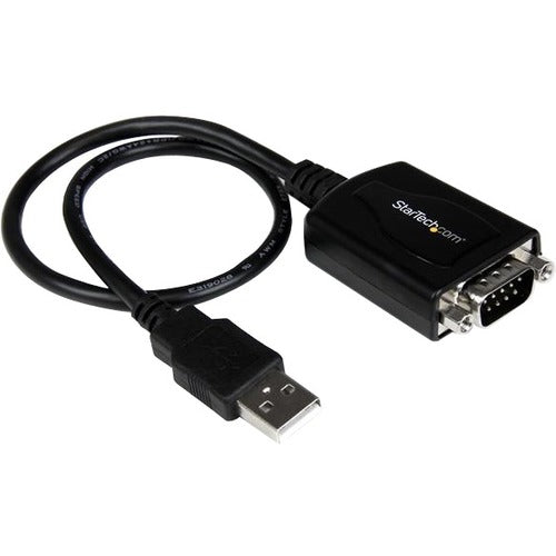 StarTech.com USB to Serial Adapter - 1 Port - COM Port Retention - Texas Instruments TIUSB3410 - USB to RS232 Adapter Cable - American Tech Depot