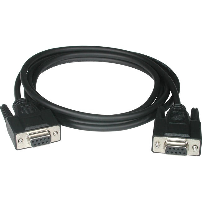 C2G 15ft DB9 F-F Null Modem Cable - Black
