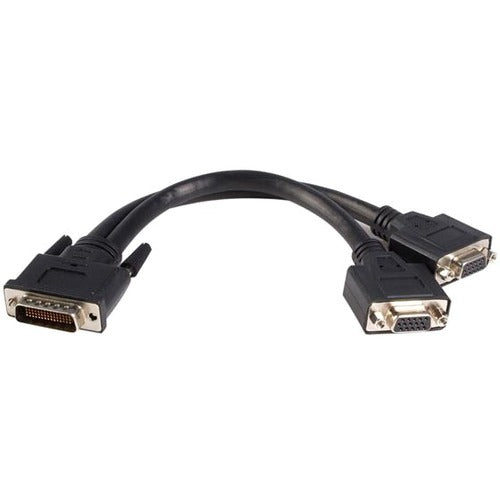 StarTech.com LFH 59 Male to Dual Female VGA DMS 59 Cable - American Tech Depot