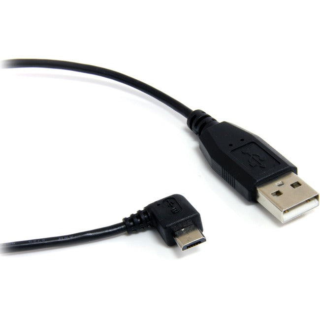 StarTech.com USB cable - 4 pin USB Type A (M) - Right Angle Micro USB Type B (M) - 90 cm - American Tech Depot
