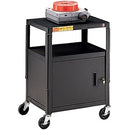 Bretford CA2642E Height Adjustable A-V Cart With Cabinet