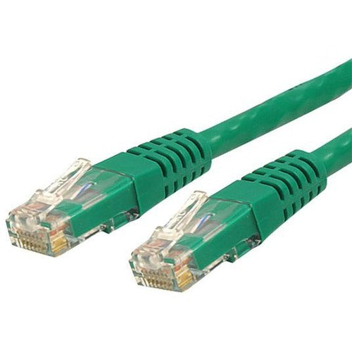 StarTech.com 10ft CAT6 Ethernet Cable - Green Molded Gigabit CAT 6 Wire - 100W PoE RJ45 UTP 650MHz - Category 6 Network Patch Cord UL-TIA - American Tech Depot