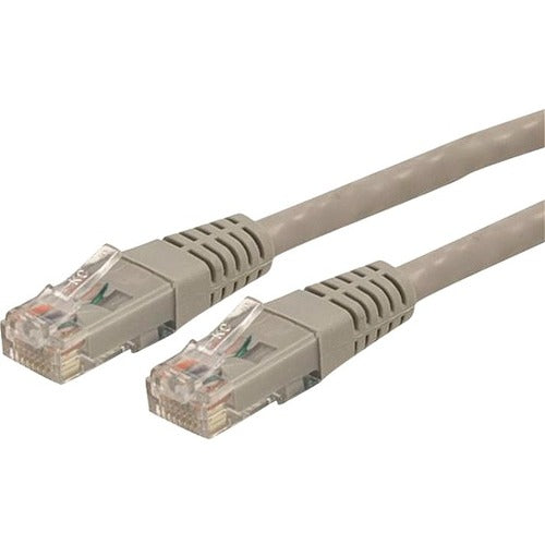 StarTech.com 10ft CAT6 Ethernet Cable - Gray Molded Gigabit CAT 6 Wire - 100W PoE RJ45 UTP 650MHz - Category 6 Network Patch Cord UL-TIA - American Tech Depot