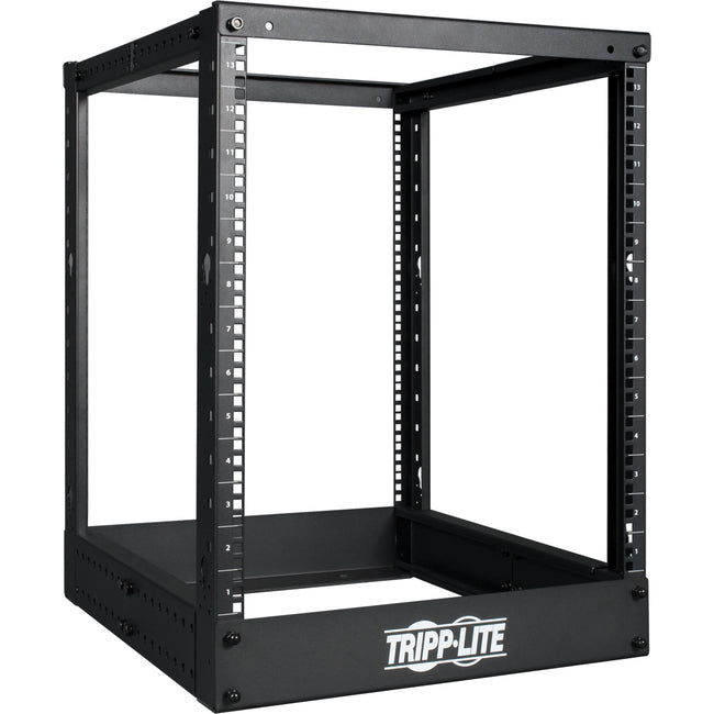 Tripp Lite 13U 4-Post Open Frame Rack Cabinet Square Holes 1000lb Capacity - American Tech Depot