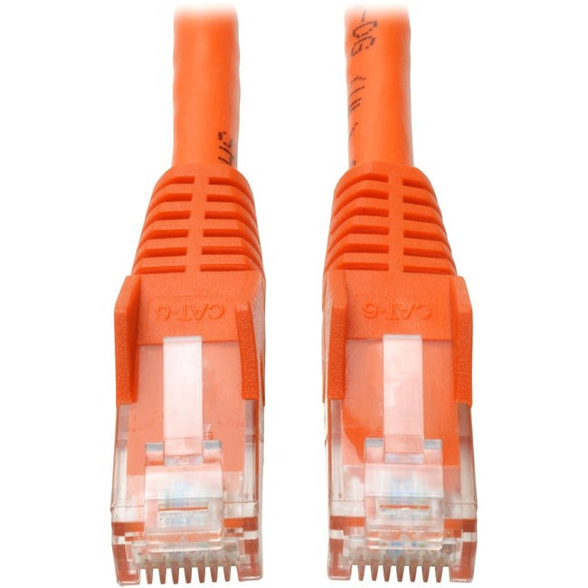 Tripp Lite 20ft Cat6 Gigabit Snagless Molded Patch Cable RJ45 M-M Orange 20' - American Tech Depot