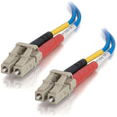 C2G-10m LC-LC 50-125 OM2 Duplex Multimode PVC Fiber Optic Cable - Blue - American Tech Depot