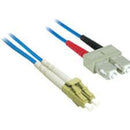 C2G-5m LC-SC 62.5-125 OM1 Duplex Multimode PVC Fiber Optic Cable - Blue - American Tech Depot