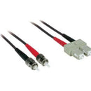 C2G-5m SC-ST 62.5-125 OM1 Duplex Multimode PVC Fiber Optic Cable - Black - American Tech Depot
