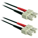 C2G-3m SC-SC 62.5-125 OM1 Duplex Multimode PVC Fiber Optic Cable - Black - American Tech Depot