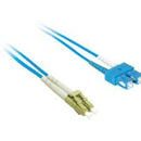 C2G-5m LC-SC 9-125 OS1 Duplex Singlemode PVC Fiber Optic Cable - Blue - American Tech Depot