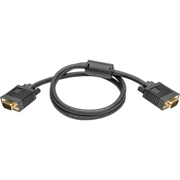 Tripp Lite 3ft VGA Coax Monitor Cable with RGB High Resolution HD15 M-M 3' - American Tech Depot
