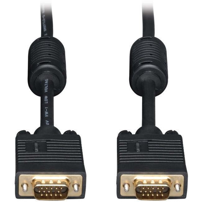 Tripp Lite 10ft VGA Coax Monitor Cable with RGB High Resolution HD15 M-M 10' - American Tech Depot
