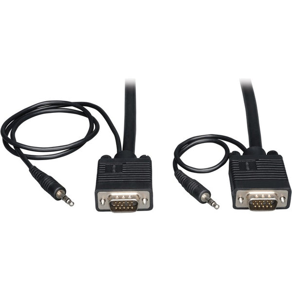 Tripp Lite VGA Coax Monitor Cable with audio, High Resolution cable with RGB coax - American Tech Depot