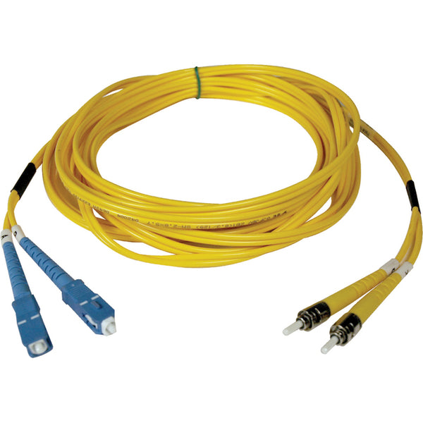 Tripp Lite 1M Duplex Singlemode 8.3-125 Fiber Optic Patch Cable SC-ST 3' 3ft 1 Meter - American Tech Depot