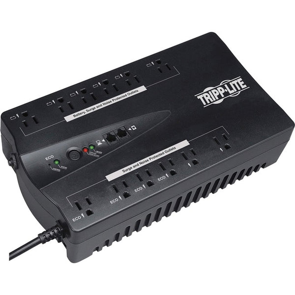 Tripp Lite UPS 750VA 450W Eco Green Battery Back Up Compact 120V USB RJ11 50-60Hz - American Tech Depot