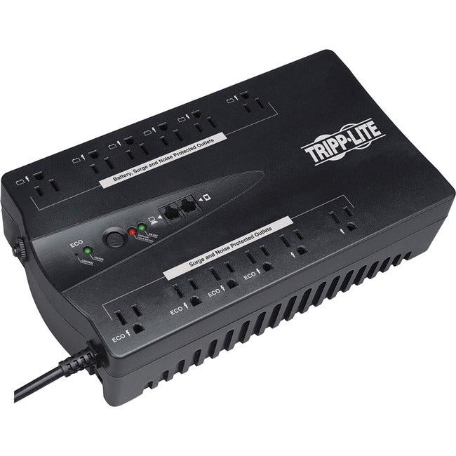 Tripp Lite UPS 750VA 450W Eco Green Battery Back Up Compact 120V USB RJ11 50-60Hz - American Tech Depot