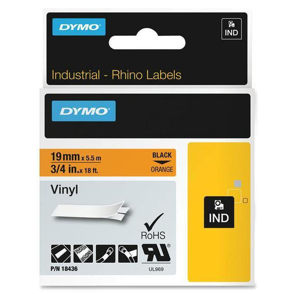 Dymo Colored Industrial Rhino Vinyl Labels - American Tech Depot