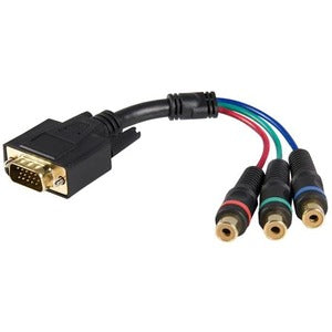 StarTech.com Cable adapter - RCA breakout - HD15 (m) - component (f) - 6in - American Tech Depot