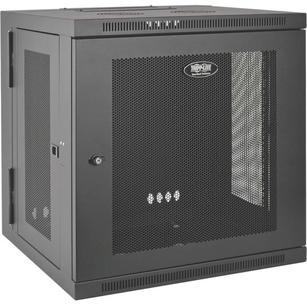 Tripp Lite 12U Wall Mount Rack Enclosure Server Cabinet Hinged Doors-Sides - American Tech Depot