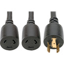 Tripp Lite Heavy-Duty Power Cord Y Splitter Cable for PDU and UPS - American Tech Depot