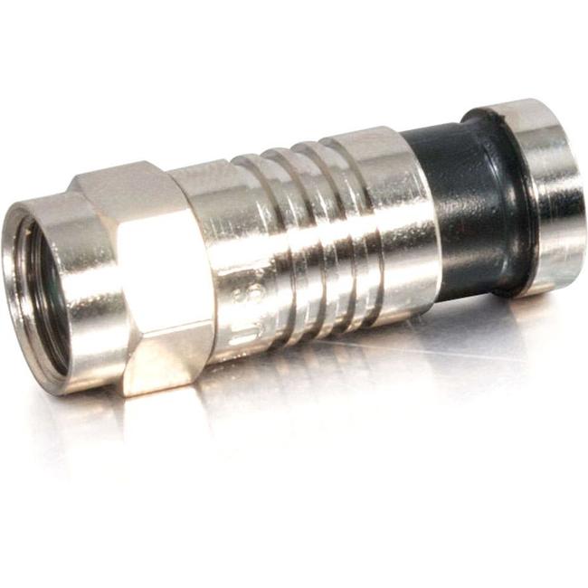 C2G RG59 Compression F-Type Connector with O-Ring - 10pk - American Tech Depot