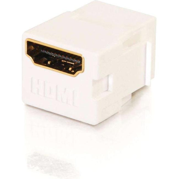 C2G Snap-In HDMI F-F Keystone Insert Module - White - American Tech Depot