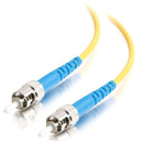 C2G 20m ST-ST 9-125 OS1 Simplex Singlemode PVC Fiber Optic Cable - Yellow