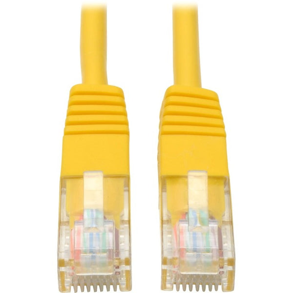 Tripp Lite 7ft Cat5e - Cat5 350MHz Molded Patch Cable RJ45 M-M Yellow 7' - American Tech Depot