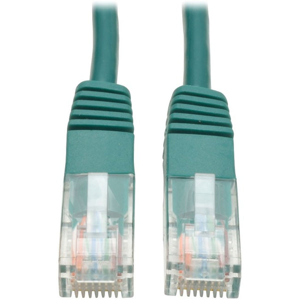 Tripp Lite 10ft Cat5e - Cat5 350MHz Molded Patch Cable RJ45 M-M Green 10' - American Tech Depot