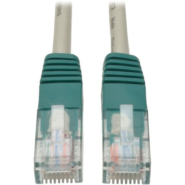 Tripp Lite 7ft Cat5e Cat5 Molded Snagless Crossover Patch Cable RJ45 Gray 7' - American Tech Depot