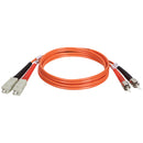 Tripp Lite 2M Duplex Multimode 62.5-125 Fiber Optic Patch Cable SC-ST 6' 6ft 2 Meter - American Tech Depot