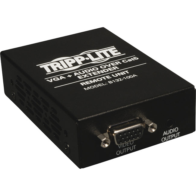 Tripp Lite VGA + Audio Over Cat5-Cat6 Remote Unit Video Extender - Splitter - American Tech Depot