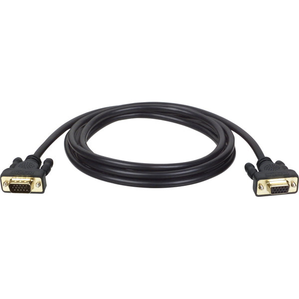 Tripp Lite 10ft VGA Monitor Extension Gold Cable Shielded HD15 M-F 10' - American Tech Depot