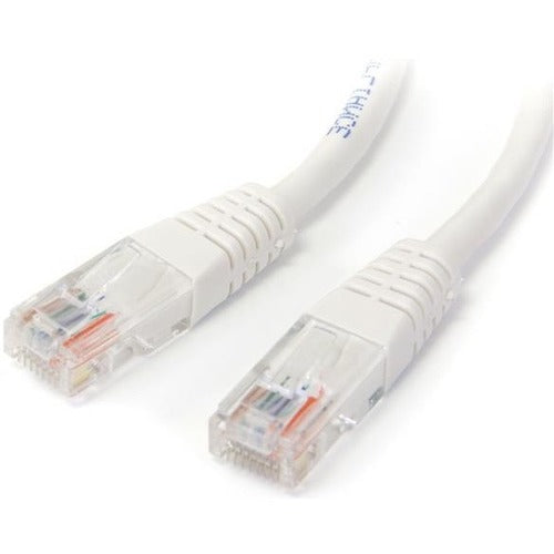 StarTech.com 25 ft White Molded Cat5e UTP Patch Cable - American Tech Depot