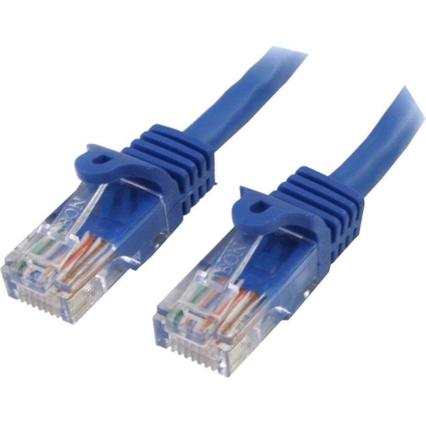 StarTech.com 10 ft Blue Snagless Cat5e UTP Patch Cable - American Tech Depot