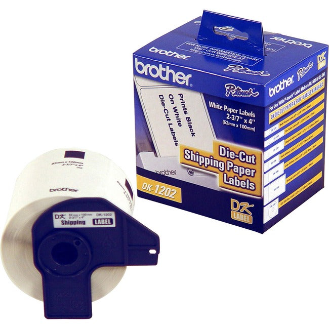 Brother DK1202 - Shipping White Paper Labels - American Tech Depot