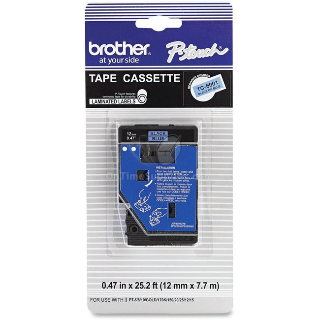 Brother P-touch 12mm Laminated Tape