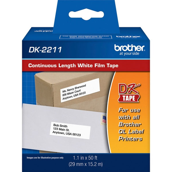 Brother DK2211 - Continuous Length Film Tape - American Tech Depot