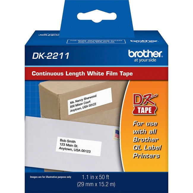 Brother DK2211 - Continuous Length Film Tape - American Tech Depot